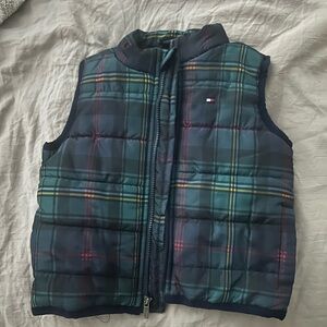 Tommy Hilfiger Plaid Puffer Vest